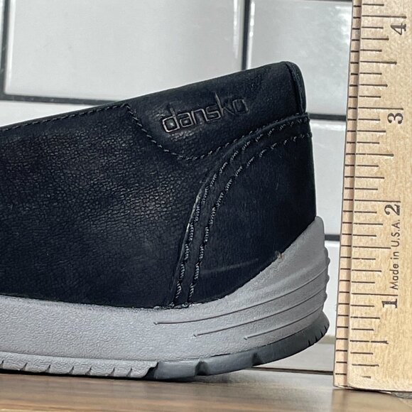 Dansko Laraine Womens Size EU 40 Shoes Black Waterproof Nubuck Casual Slip On - Picture 11 of 15